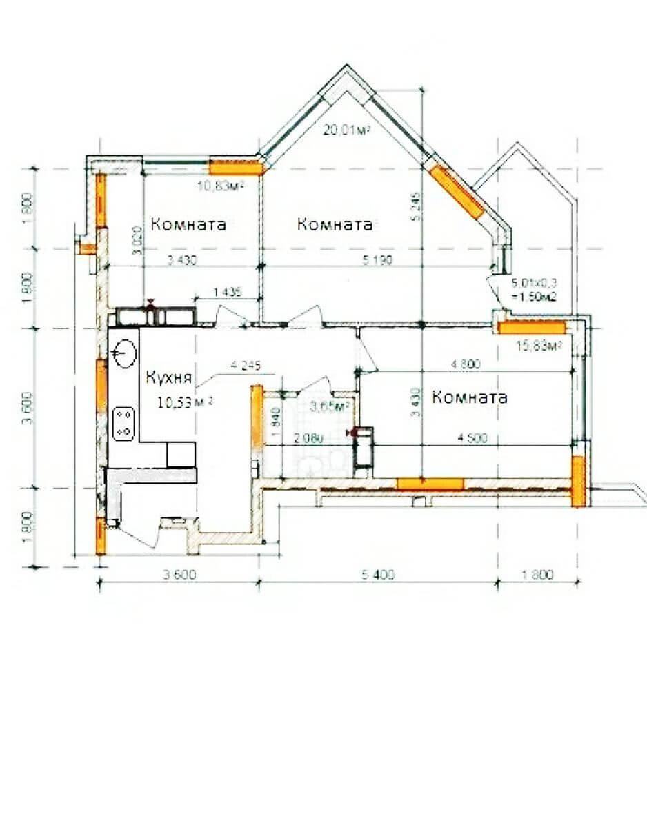 Продаж 3-кімнатна Квартира Київ Деснянський Закревського Миколи вулиця 103 - Агентство нерухомості ARSEL