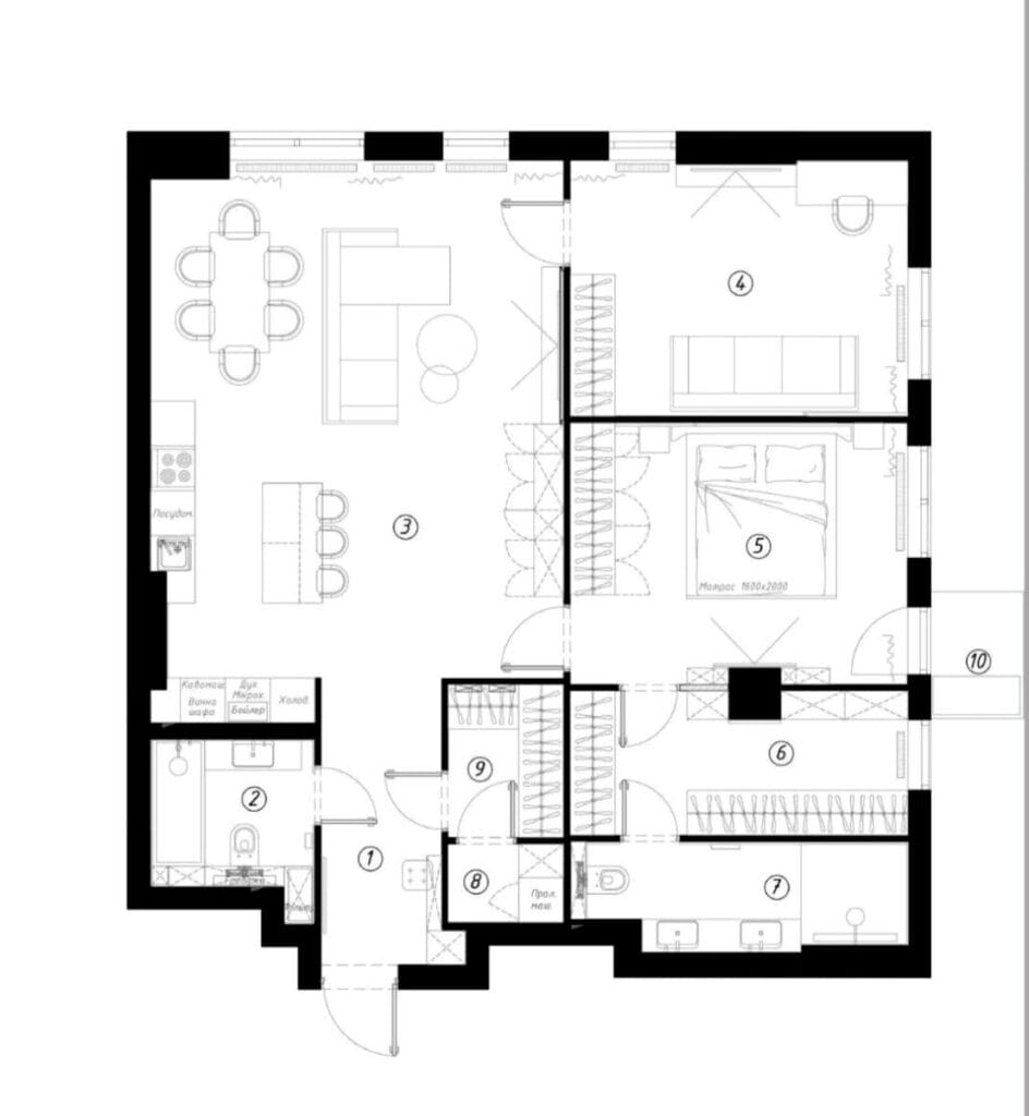 Продаж 3-кімнатної квартири в ЖК TRINITY, Київ, Печерський район, Василя Тютюнника вулиця, 3/20